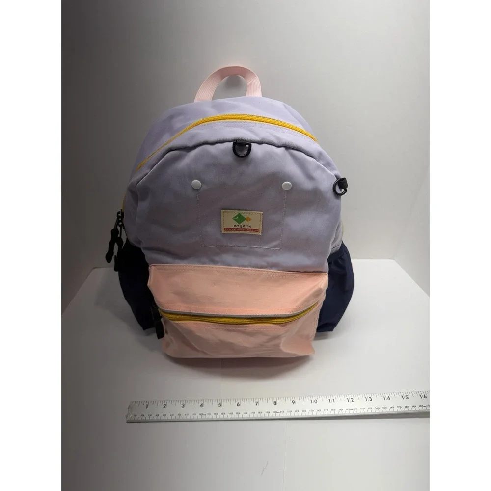 Atgark Child's Backpack Pink Book Bag Hiking Camp Sports Water Bottle Holder